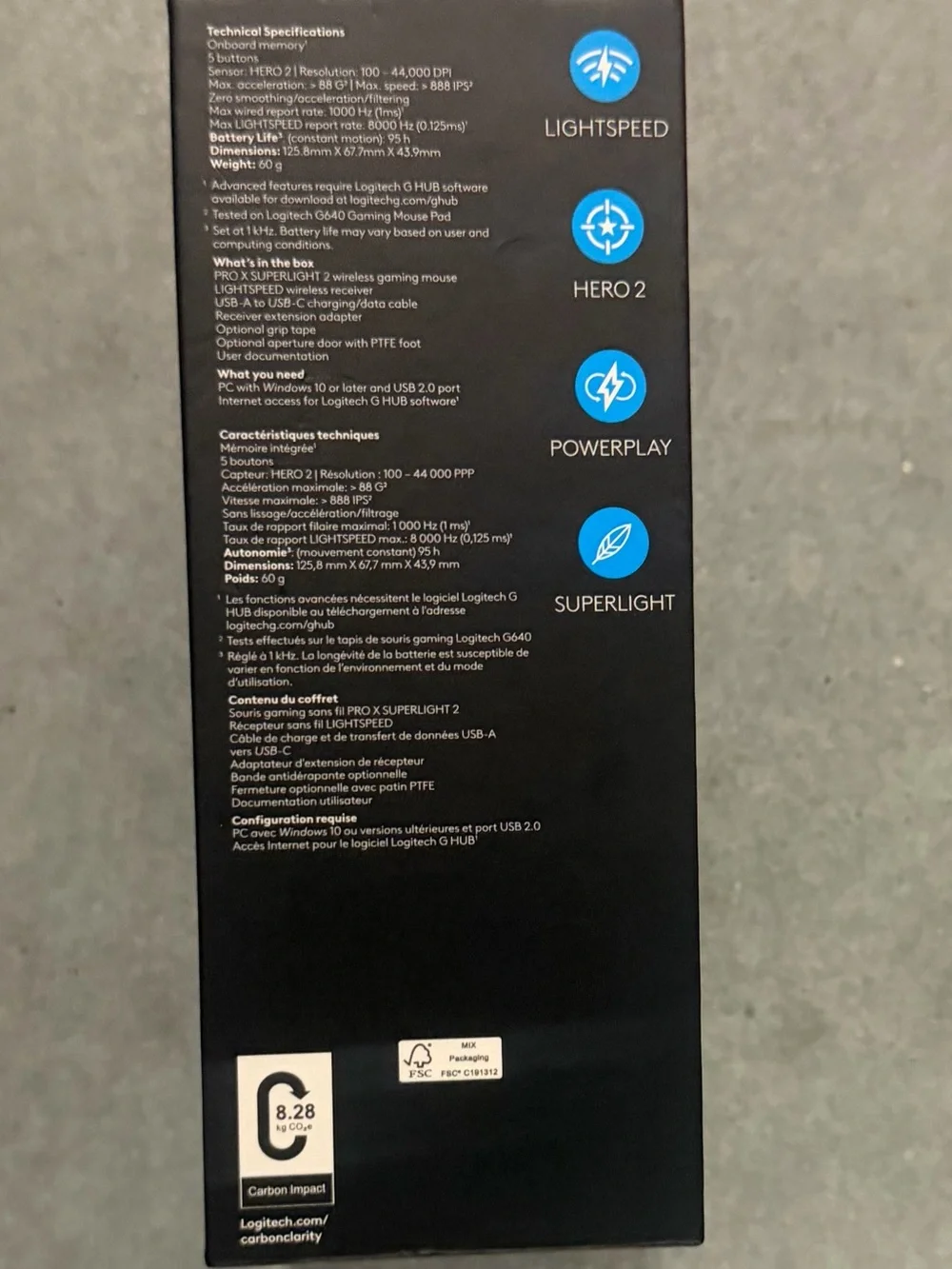 Logitech Pro X SuperLight Limited Edition Red Wireless Gaming Mouse